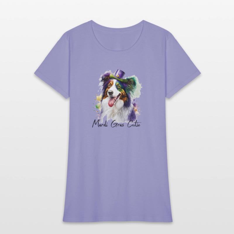 Mardi Gras Cutie Border Collie