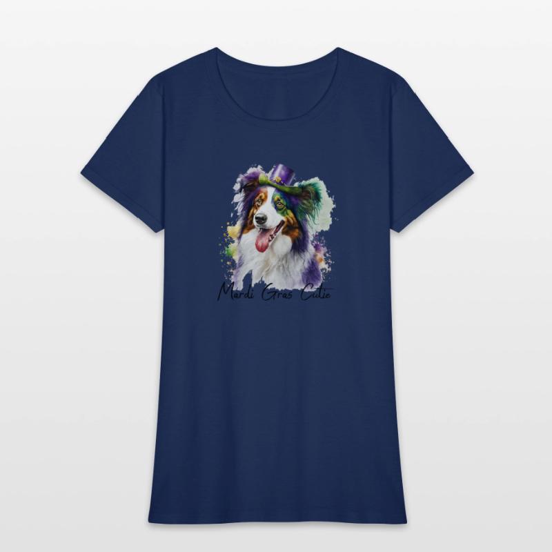 Mardi Gras Cutie Border Collie