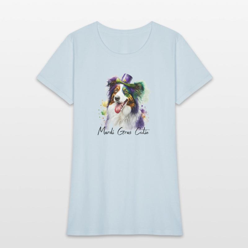 Mardi Gras Cutie Border Collie