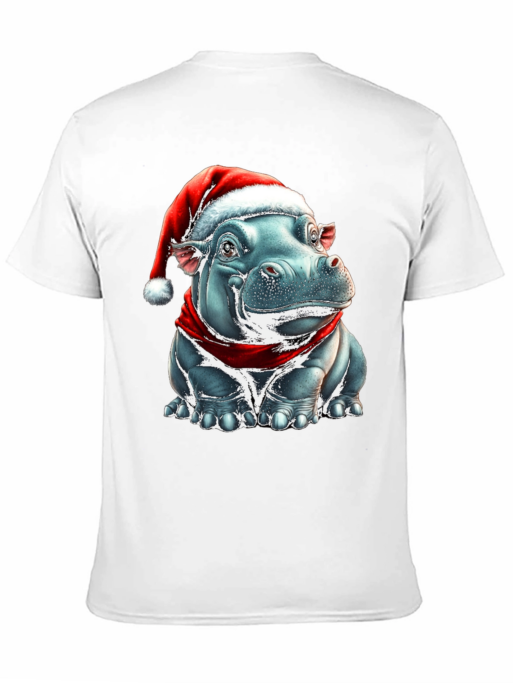 Festive Hippo Graphic Tee