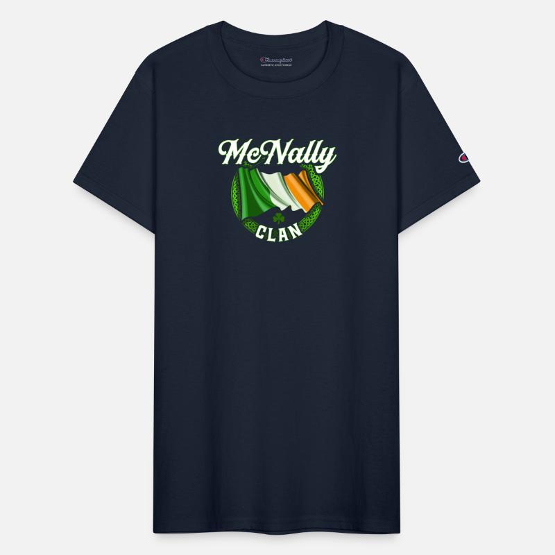 Mcnally Surname Irish Last Name Ireland Flag