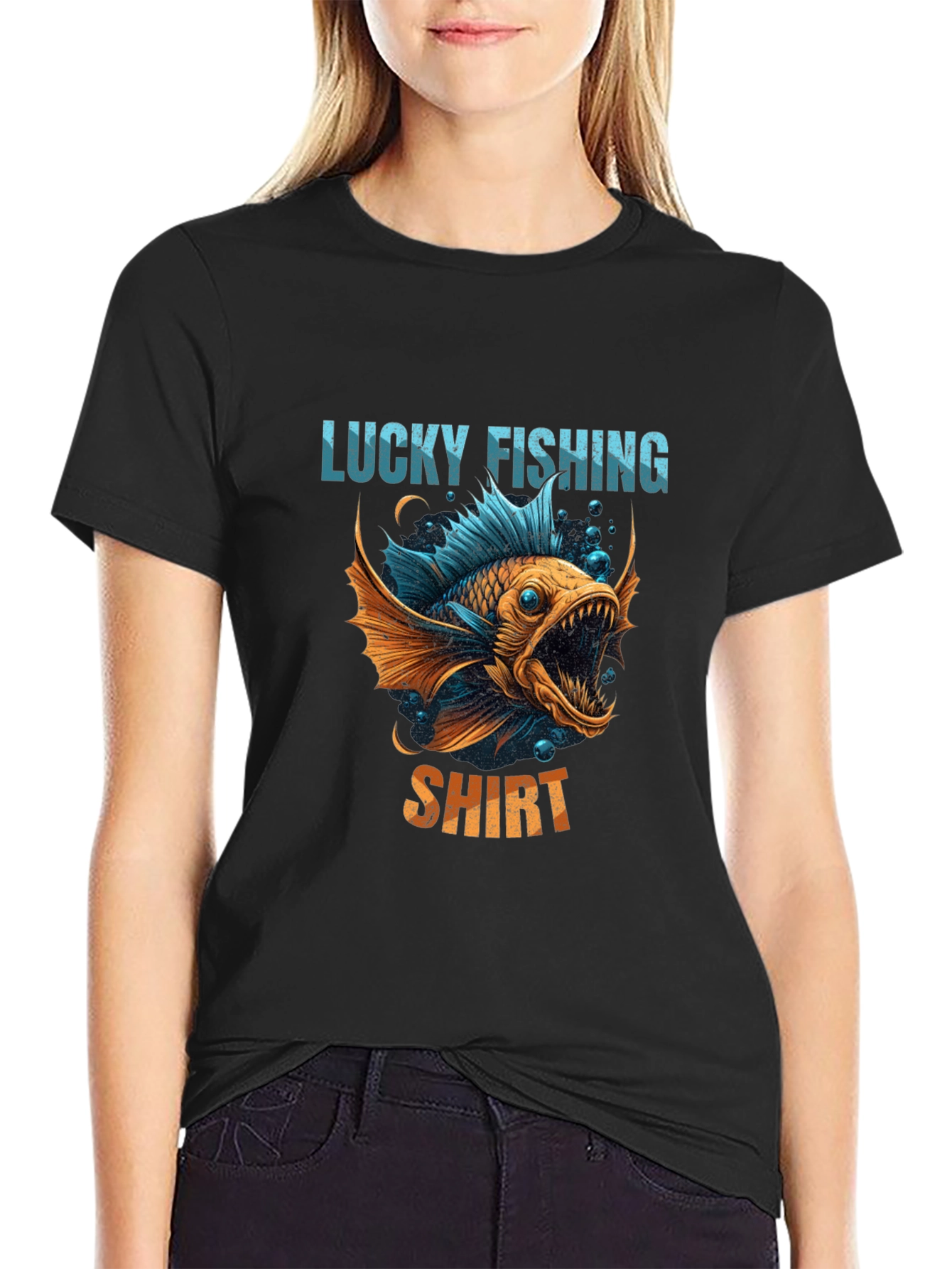 Lucky Fishing Shirt - Graphic Tee
