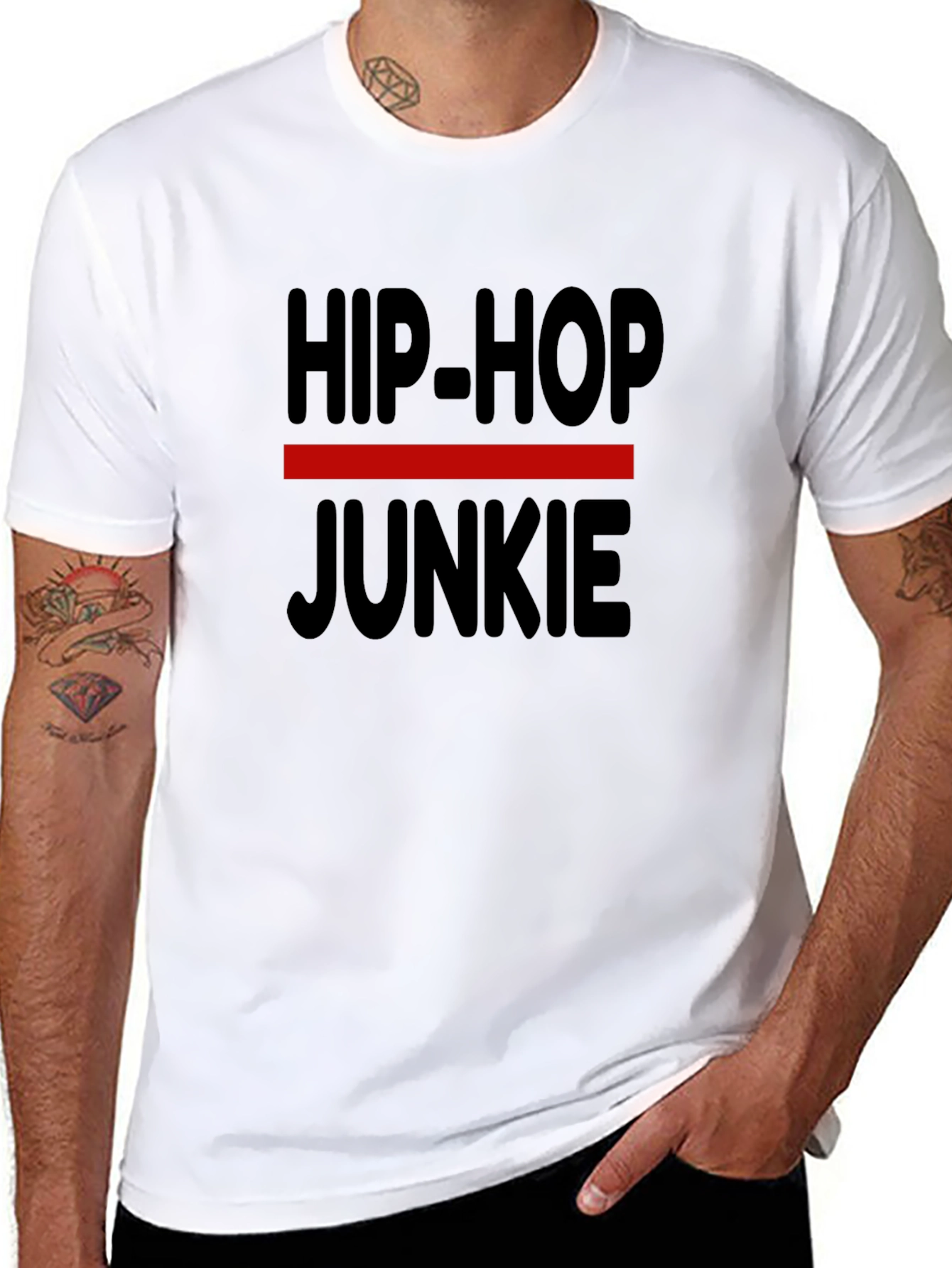 Hip-Hop Junkie Graphic Tee