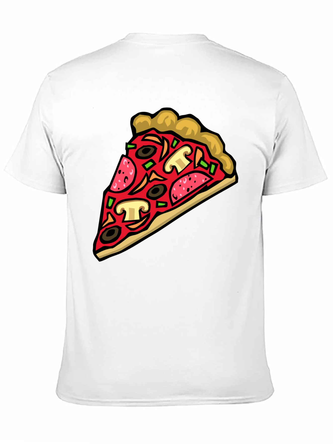 Pizza Slice Graphic Tee - Foodie Fashion