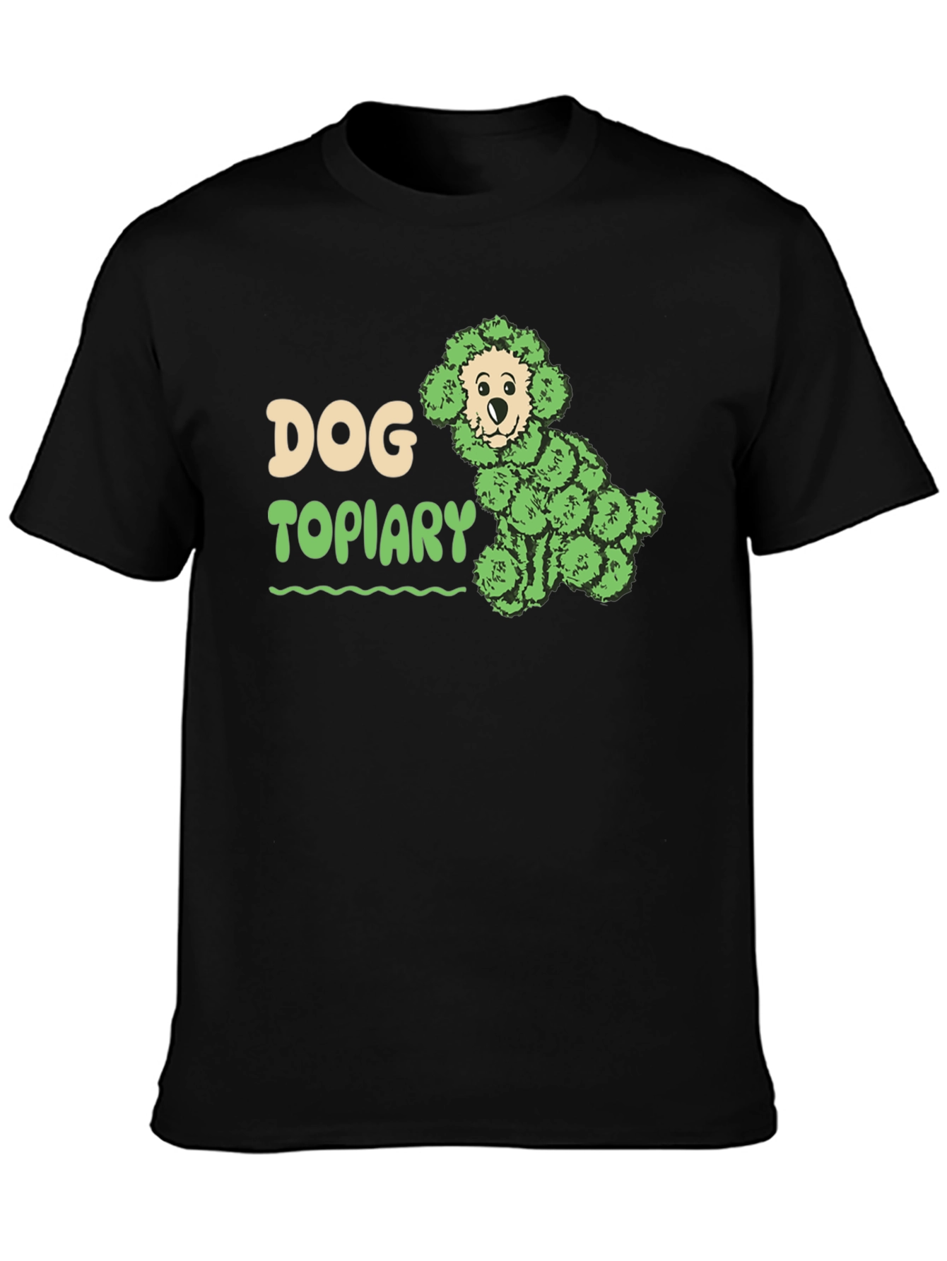 Dog Topiary T-Shirt - Unique Plant Dog Design