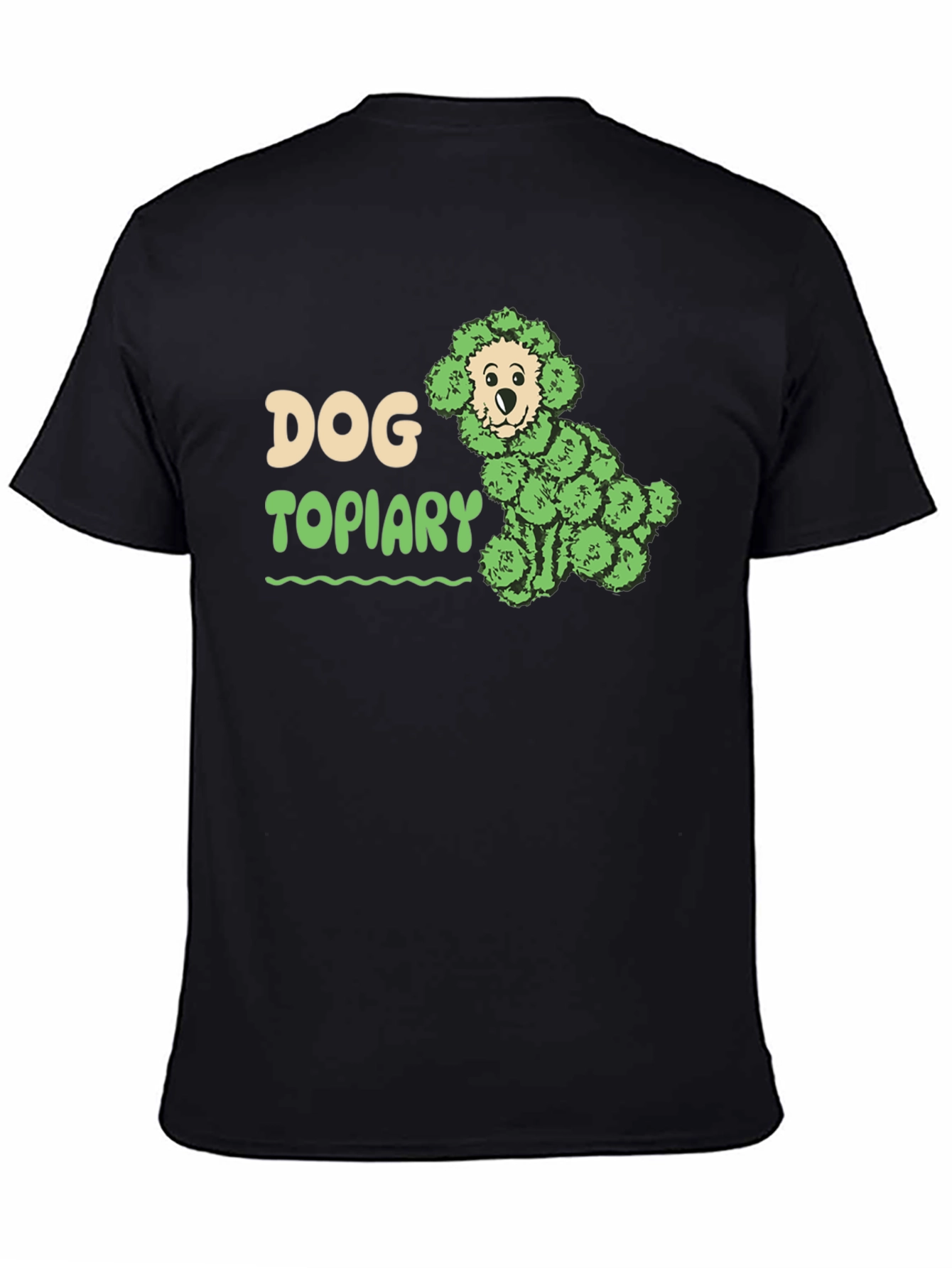 Dog Topiary T-Shirt - Unique Plant Dog Design