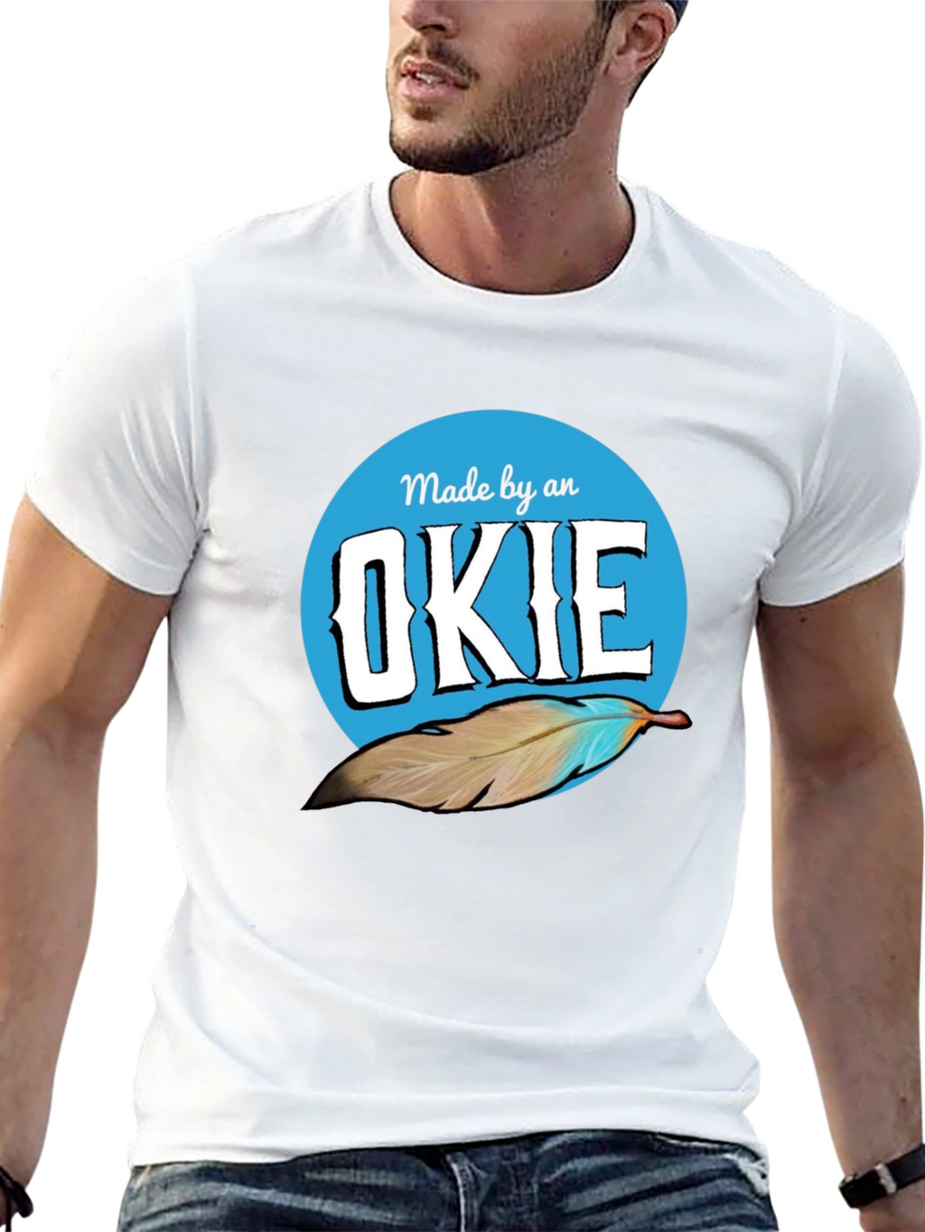 Made by an OKIE Graphic T-Shirt
