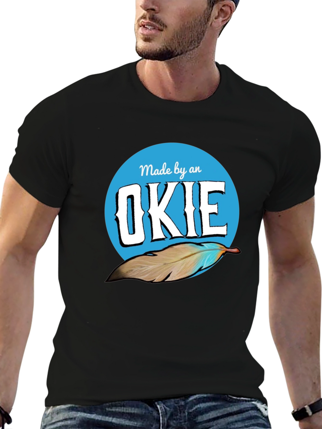Made by an OKIE Graphic T-Shirt