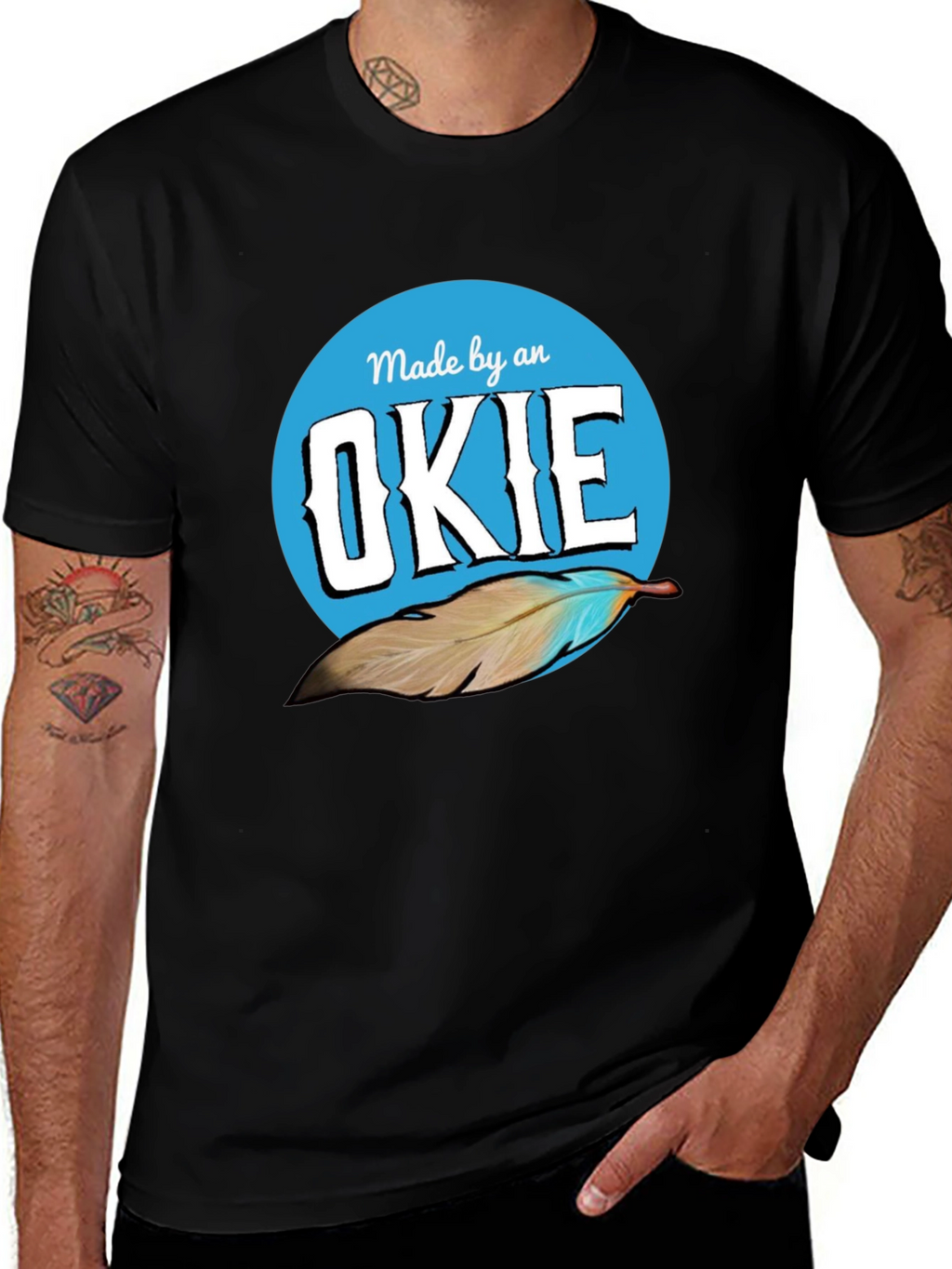 Made by an OKIE Graphic T-Shirt