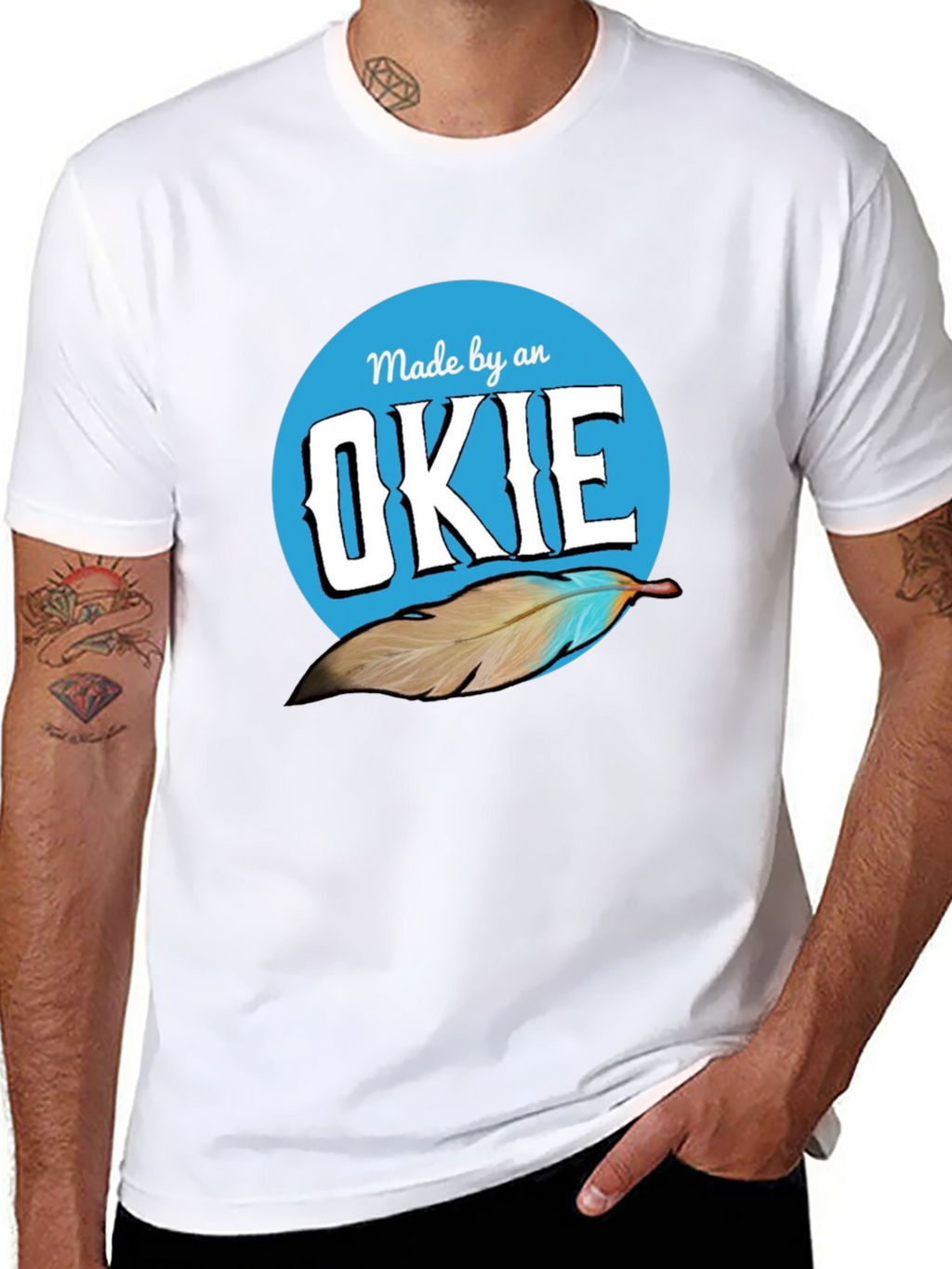 Made by an OKIE Graphic T-Shirt