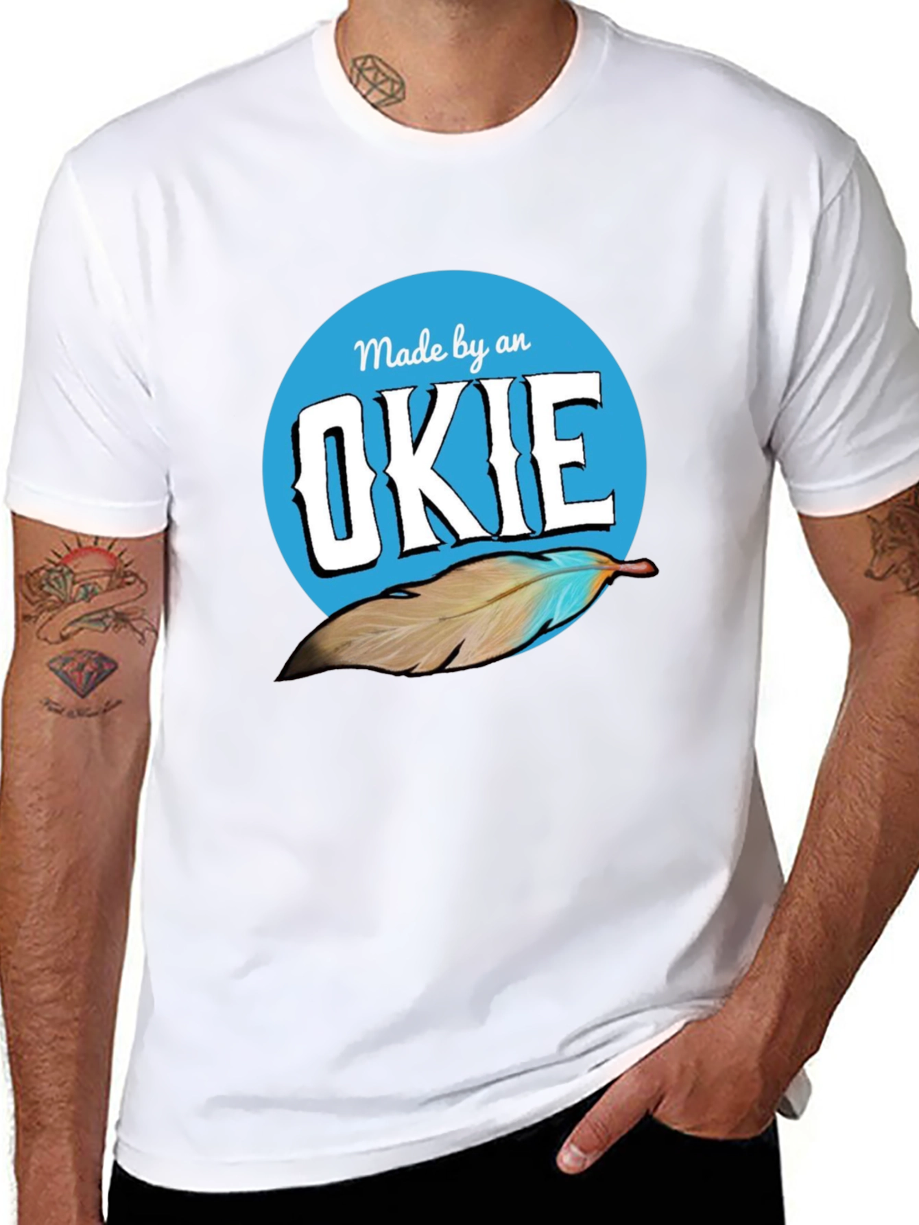 Made by an OKIE Graphic T-Shirt