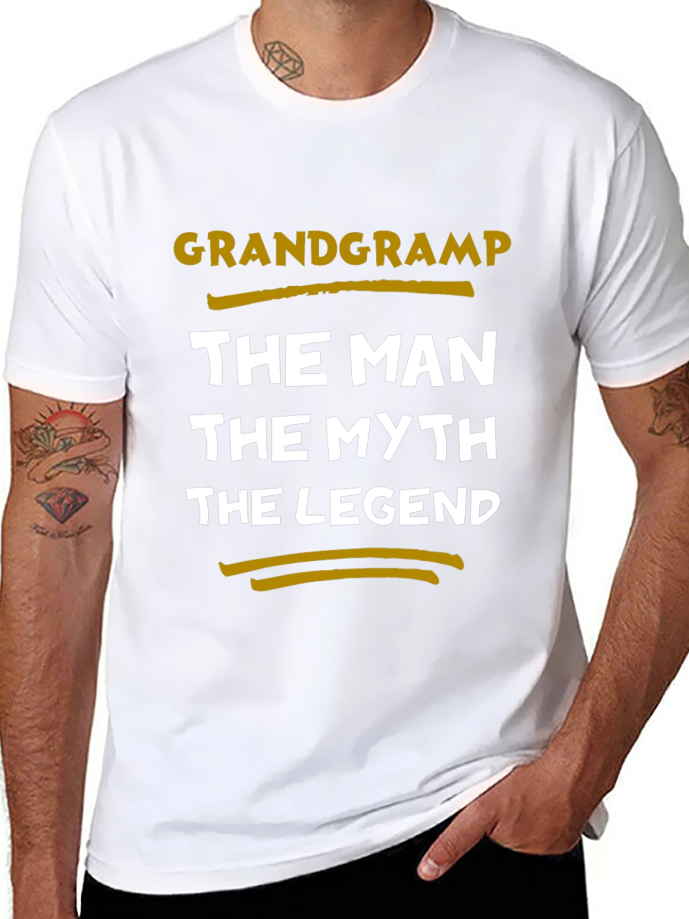 Grandgramp T-Shirt: The Man The Myth The Legend