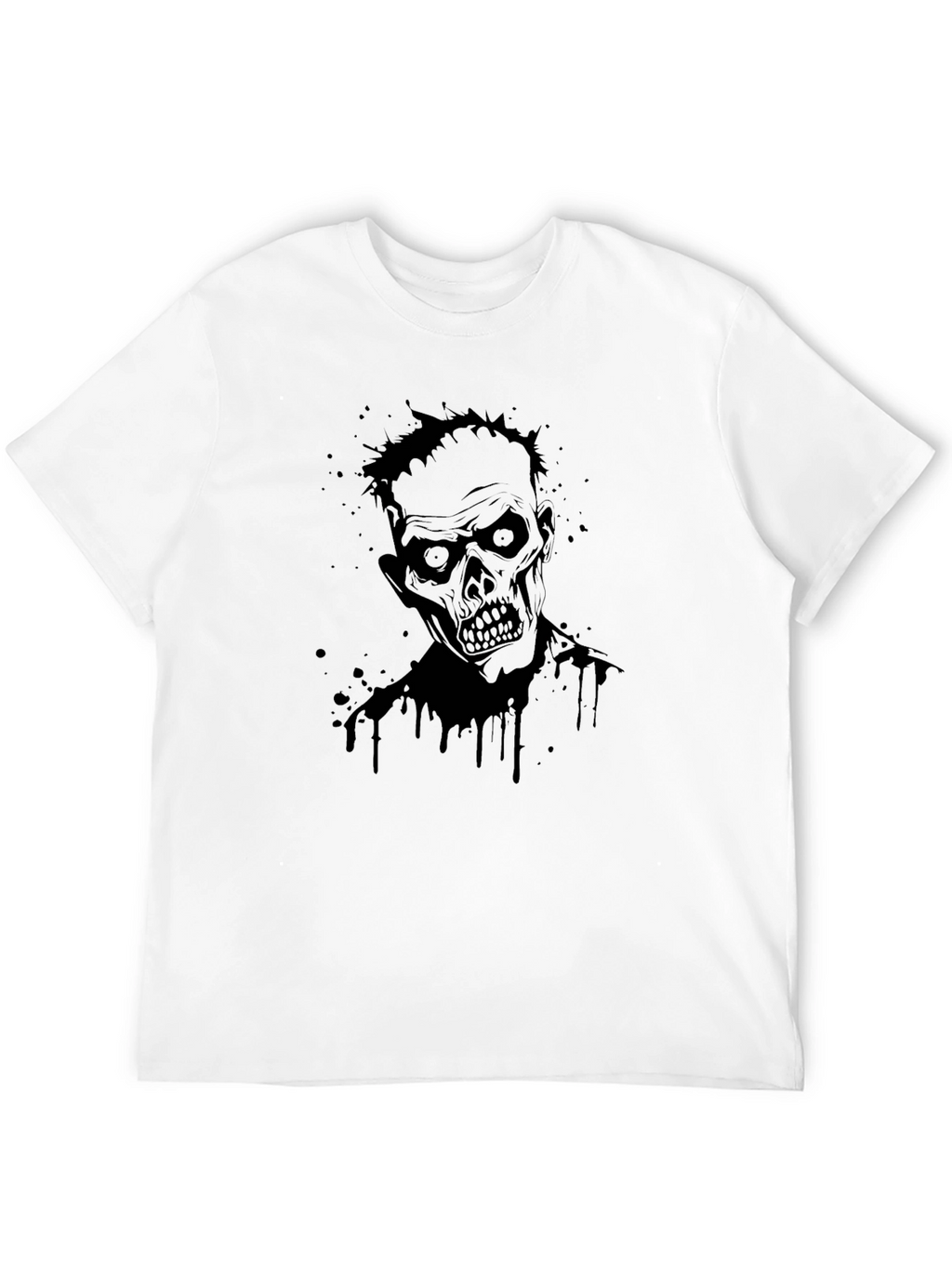 Zombie Graphic T-Shirt - Mens Black Tee