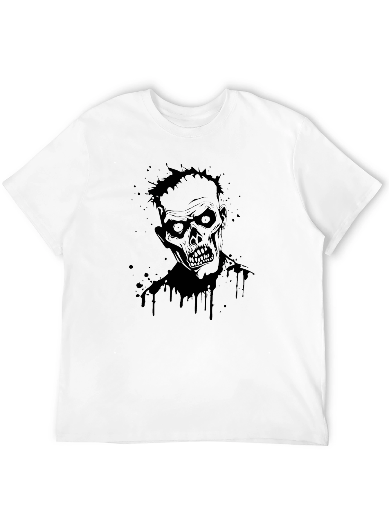 Zombie Graphic T-Shirt - Mens Black Tee