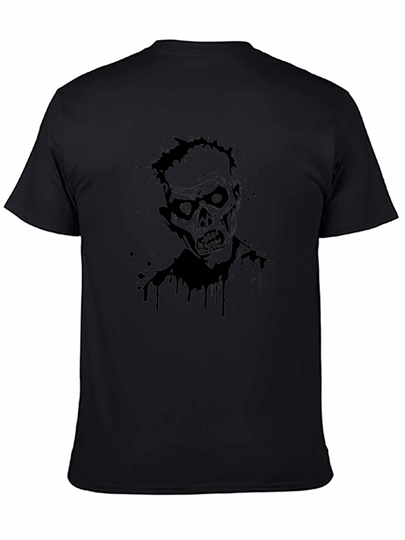 Zombie Graphic T-Shirt - Mens Black Tee