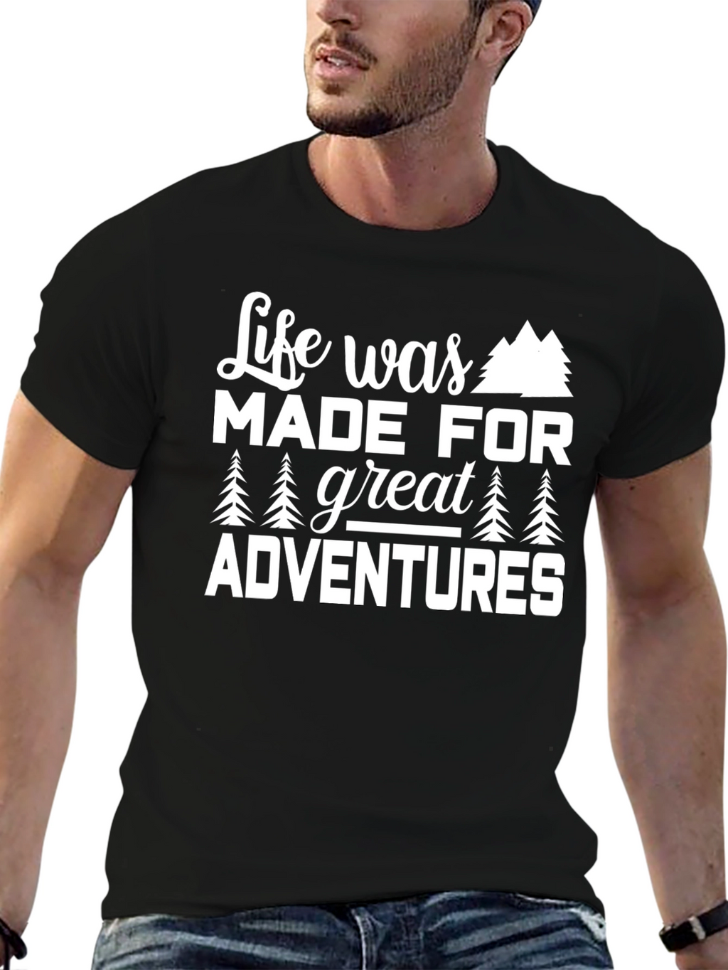 Life Was Made For Great Adventures Graphic Tee