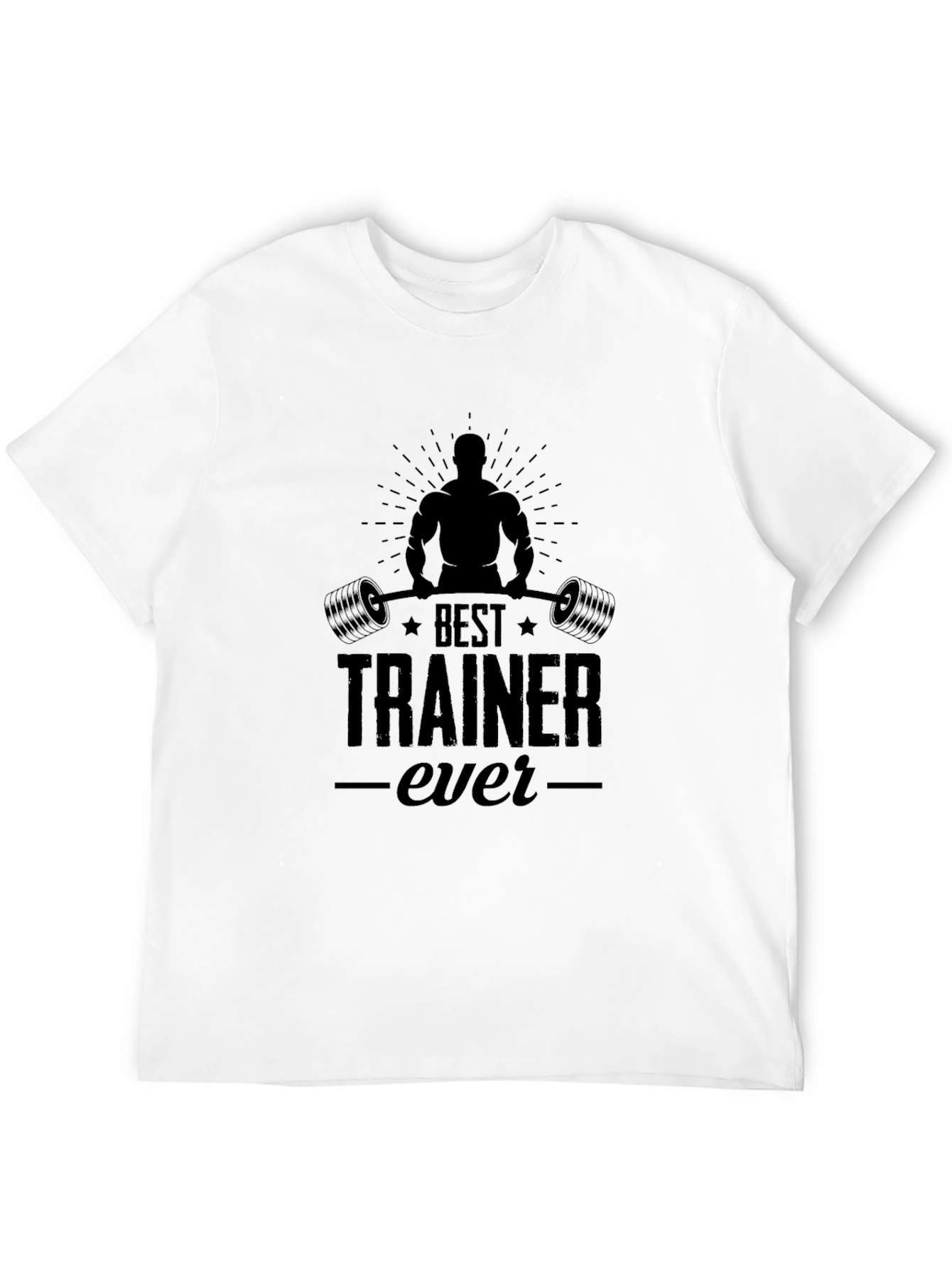 Best Trainer Ever Black Graphic T-Shirt