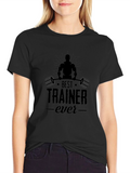 Best Trainer Ever Black Graphic T-Shirt