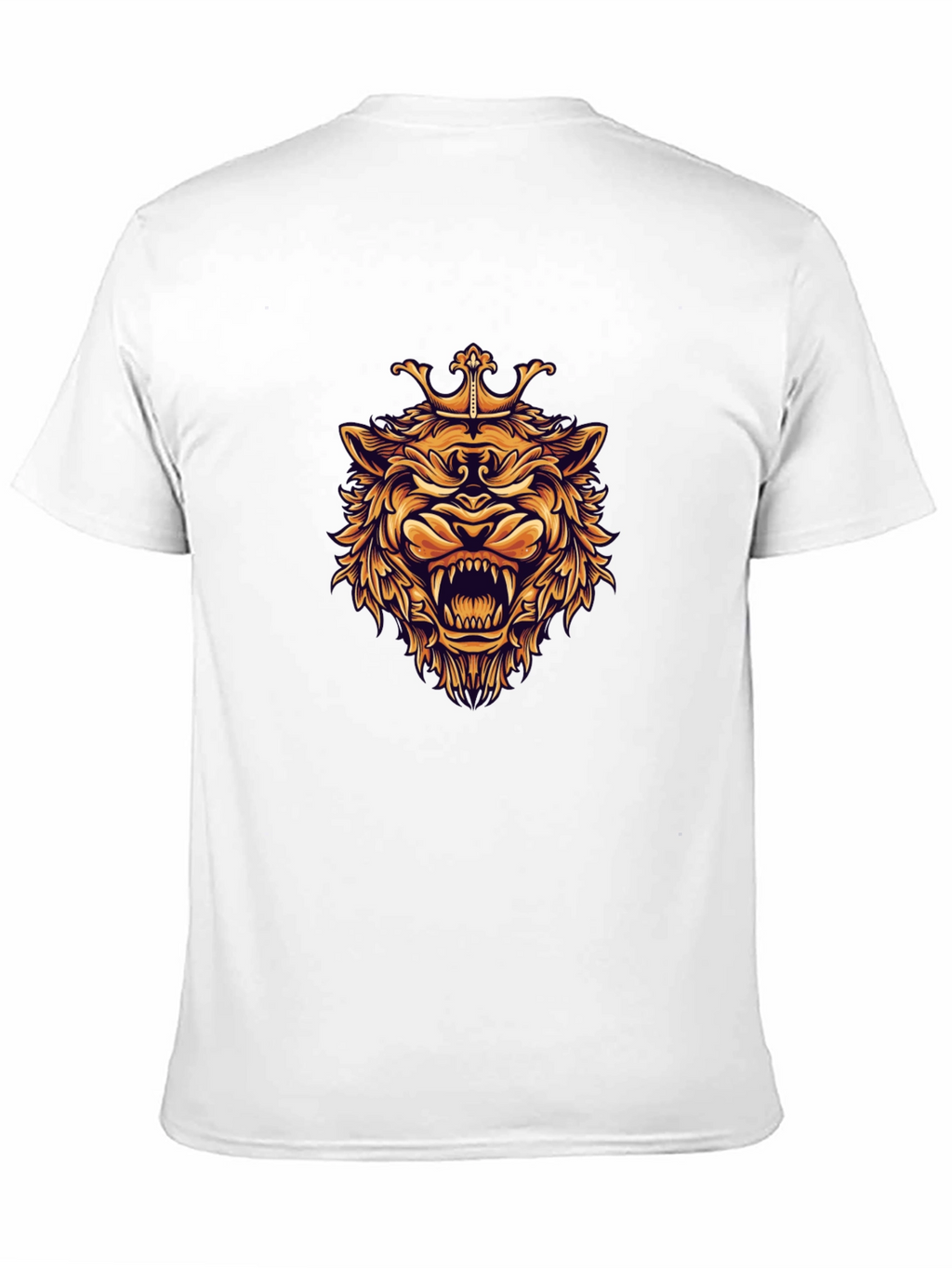 King Lion Graphic Black T-Shirt
