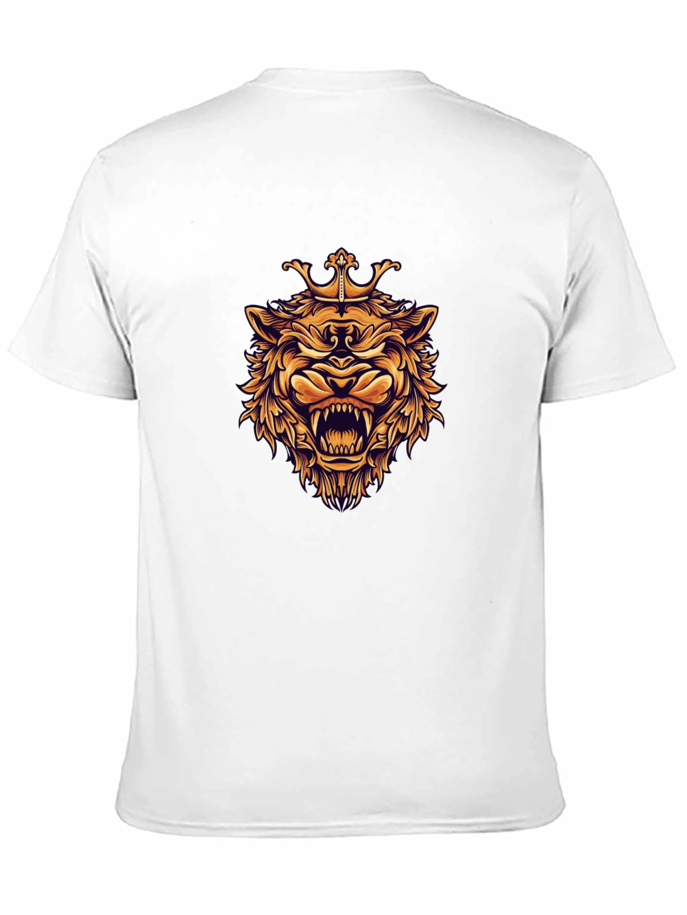 King Lion Graphic Black T-Shirt