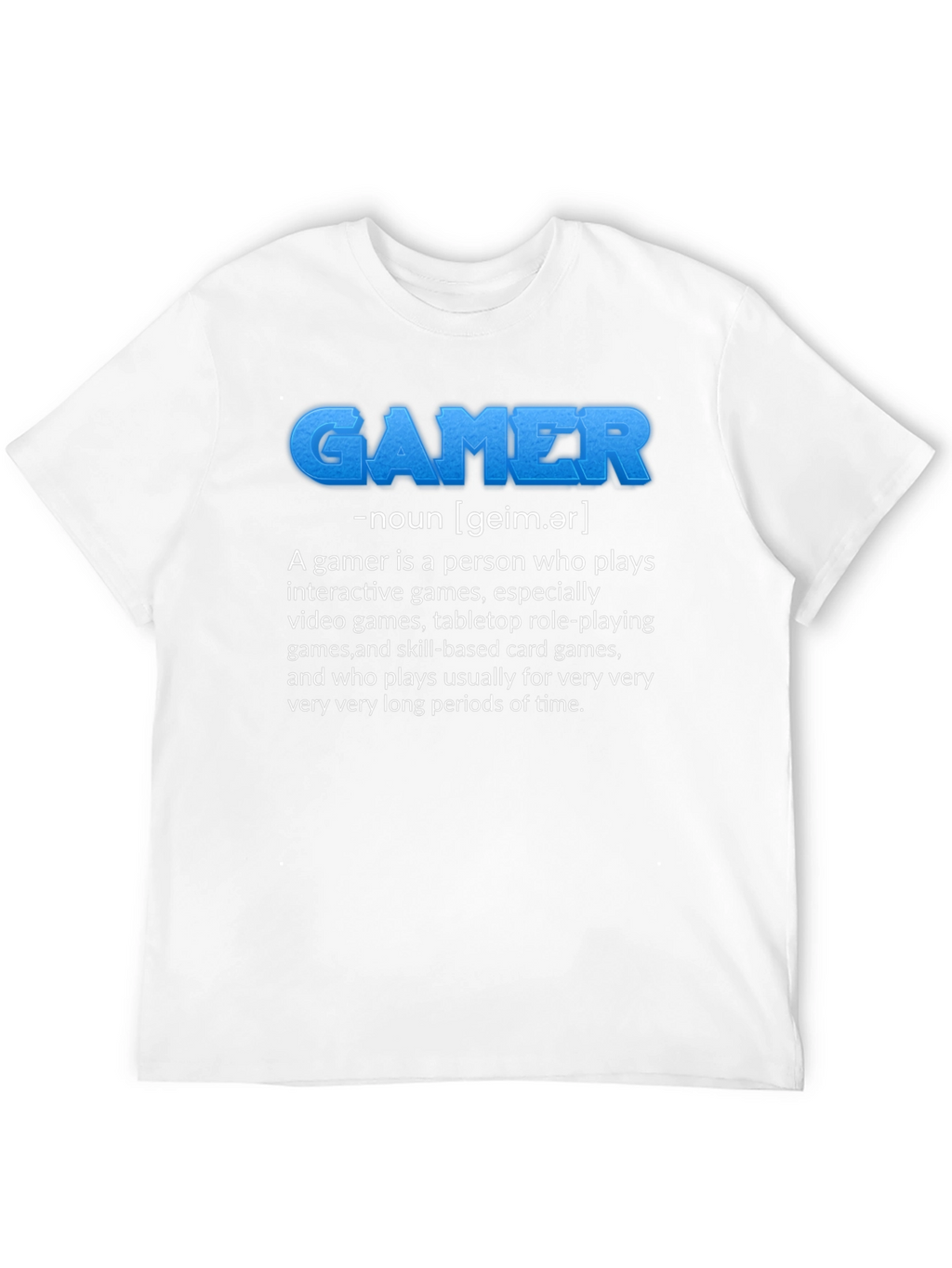Gamer Definition Black T-Shirt