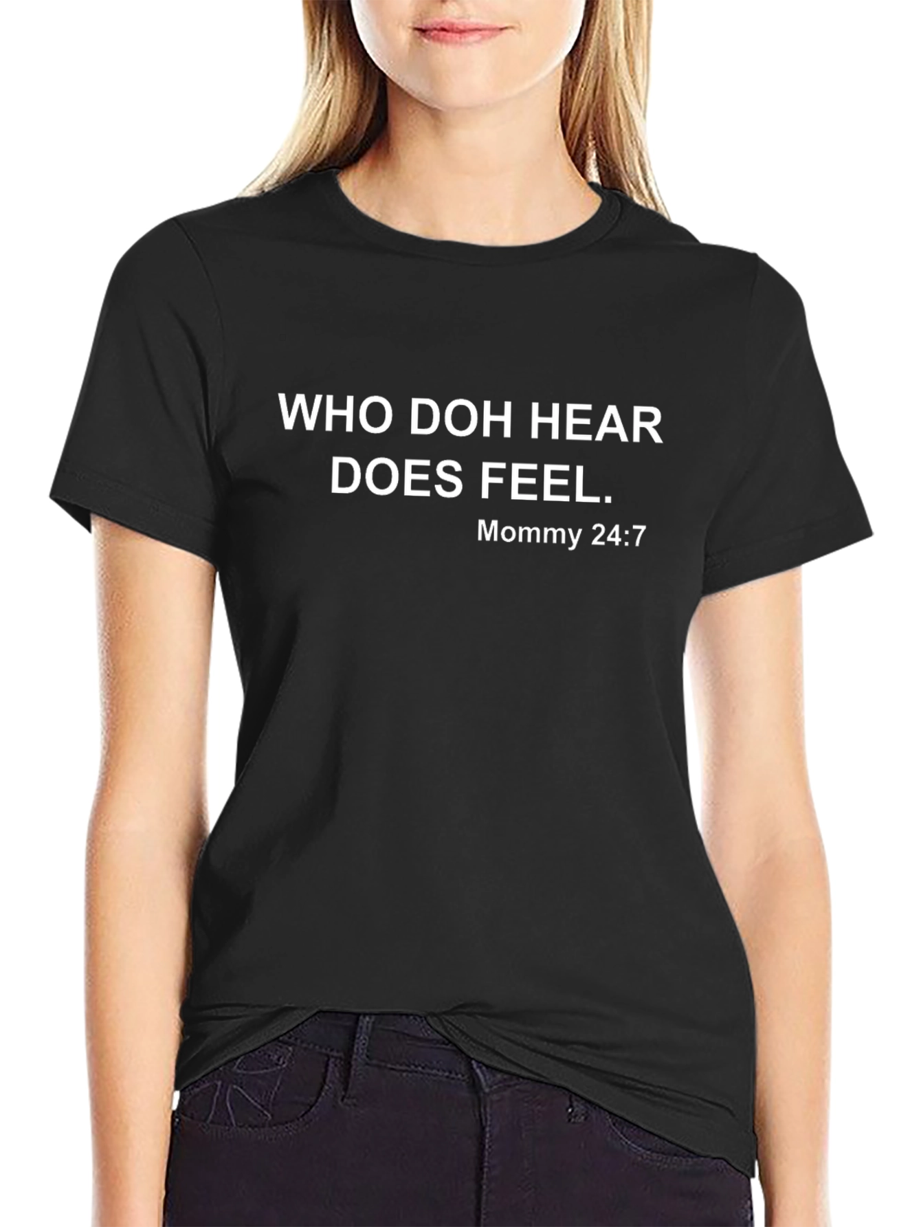 Humorous Graphic Tee - Mommy 24:7
