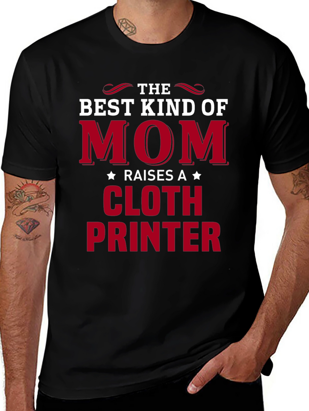 Best Kind of Mom Cloth Printer T-Shirt