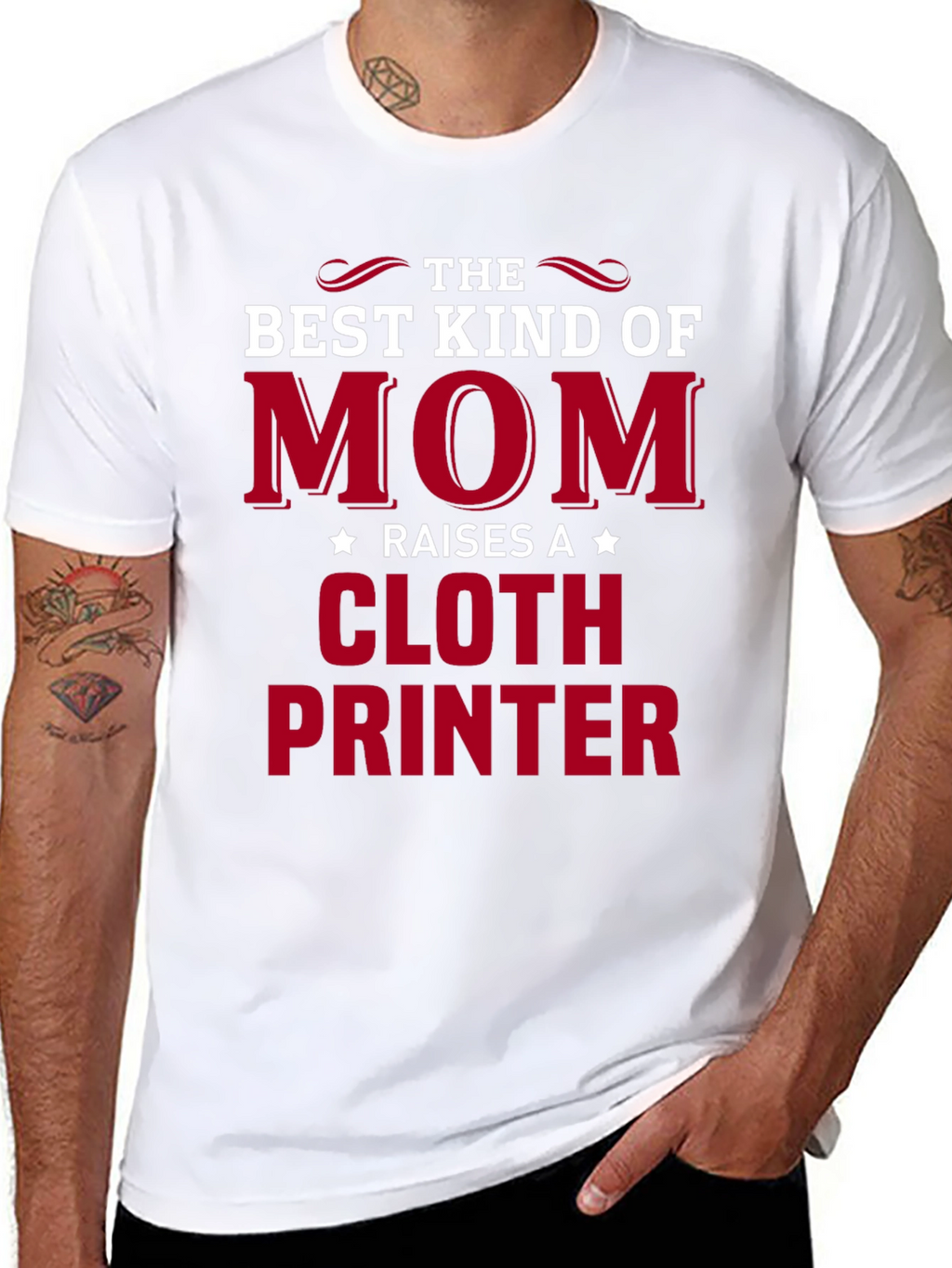 Best Kind of Mom Cloth Printer T-Shirt