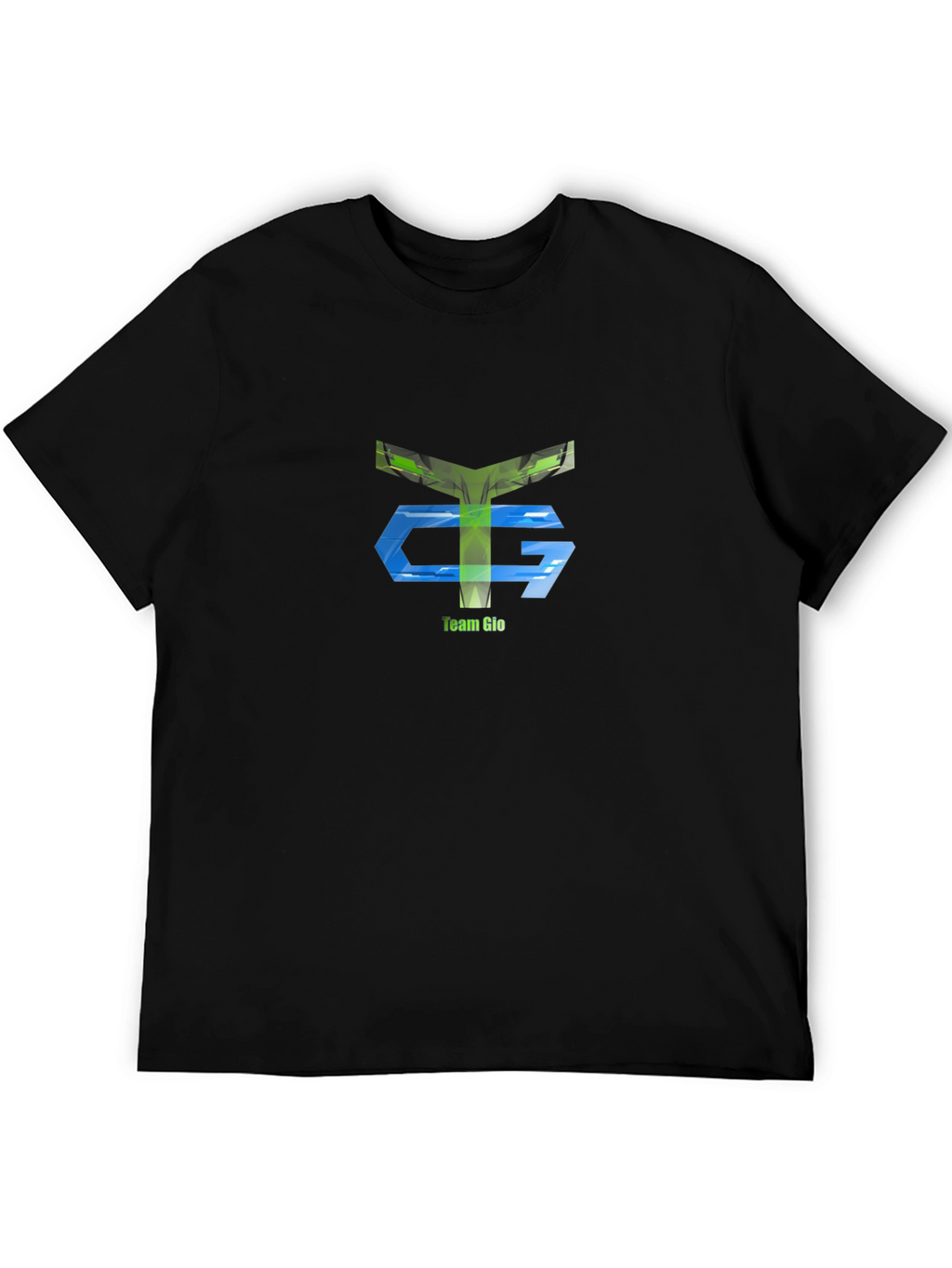 Team Glo Black Tee - Unique Design
