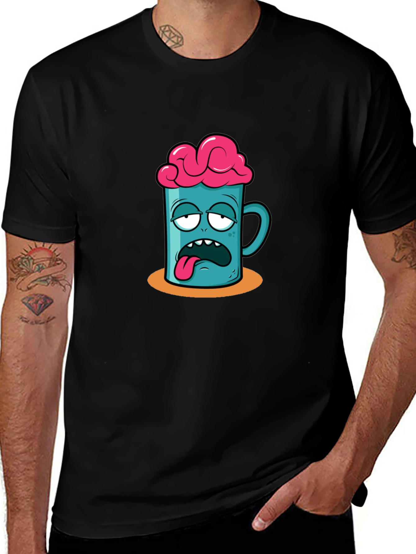 Zombie Brains T-Shirt - Funny Graphic Tee
