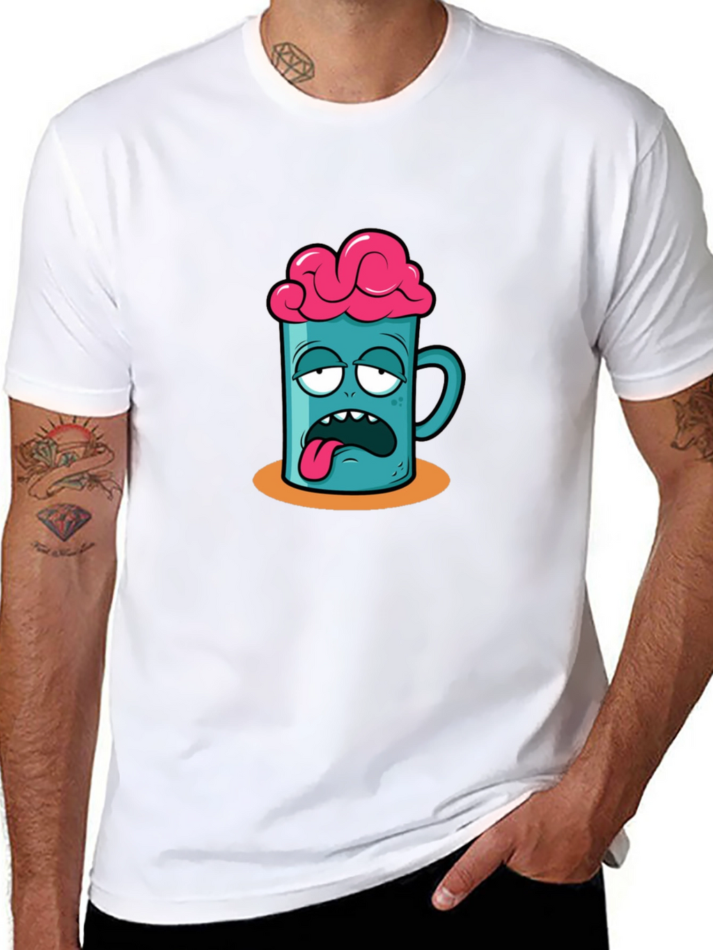 Zombie Brains T-Shirt - Funny Graphic Tee
