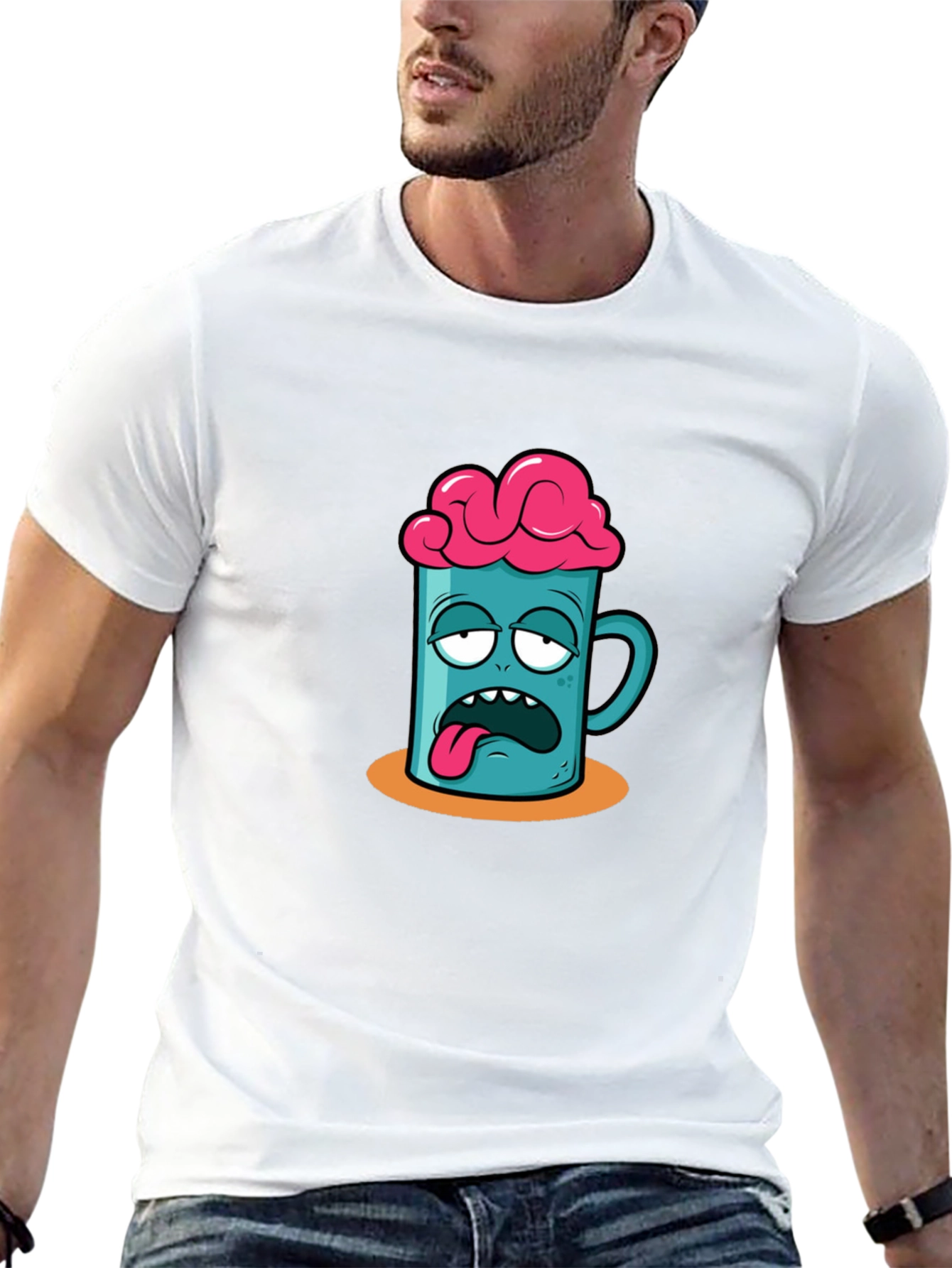 Zombie Brains T-Shirt - Funny Graphic Tee