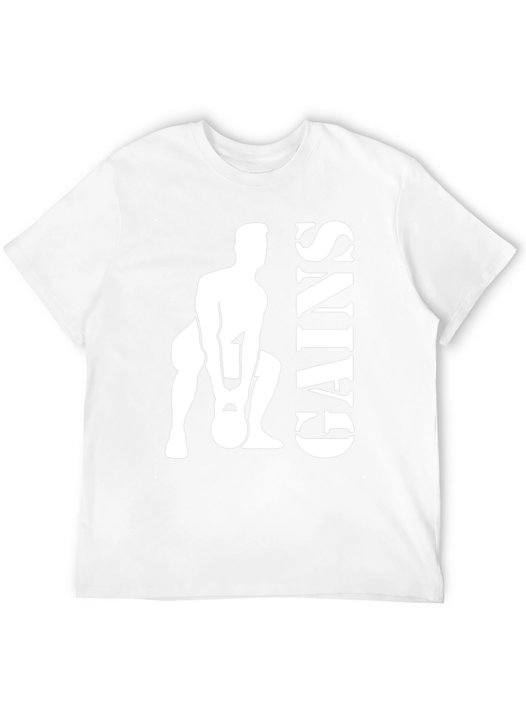 Gains Graphic Tee - Kettlebell Design