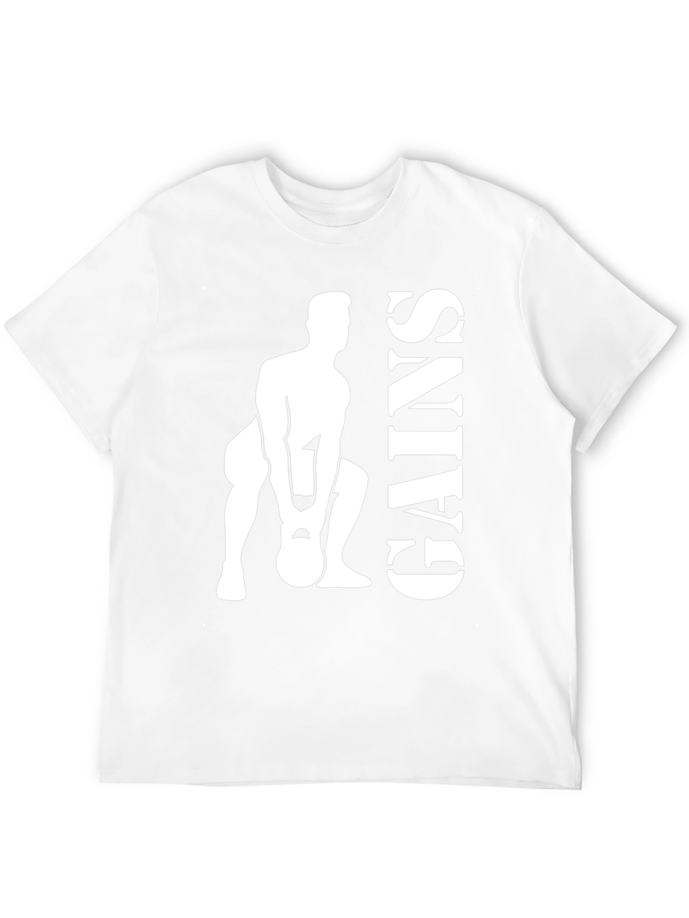 Gains Graphic Tee - Kettlebell Design