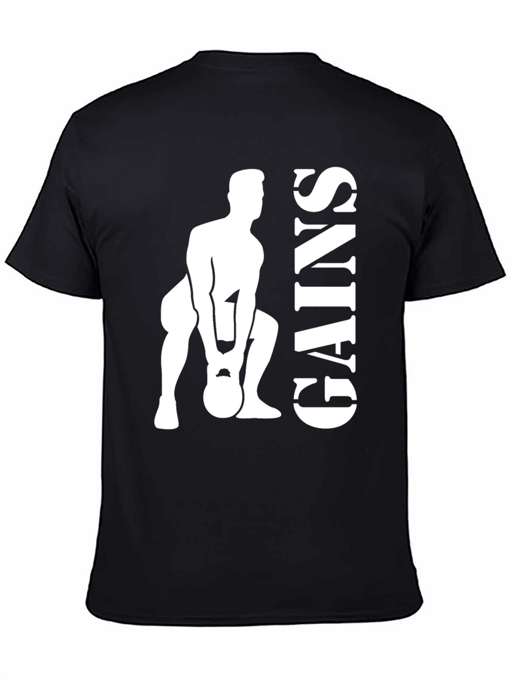 Gains Graphic Tee - Kettlebell Design