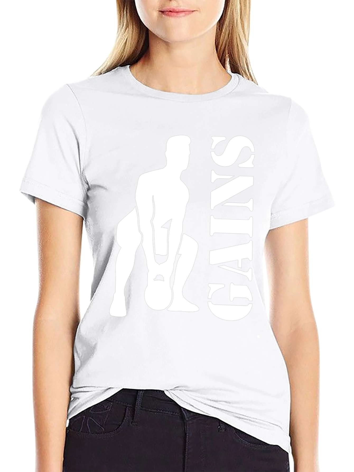 Gains Graphic Tee - Kettlebell Design