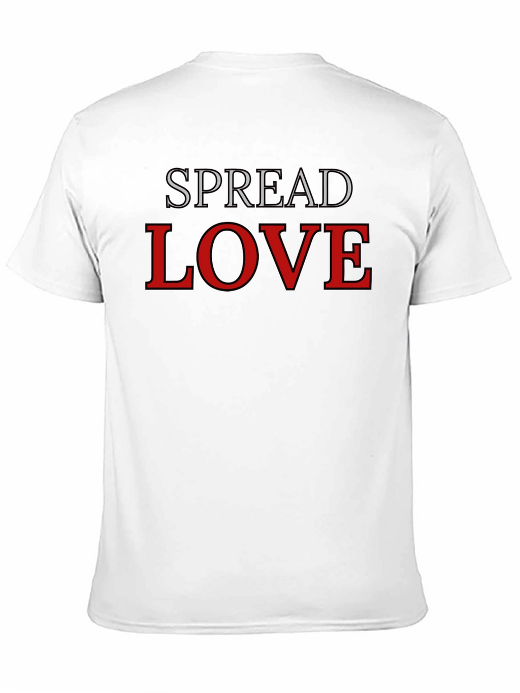Spread Love Black Graphic T-Shirt