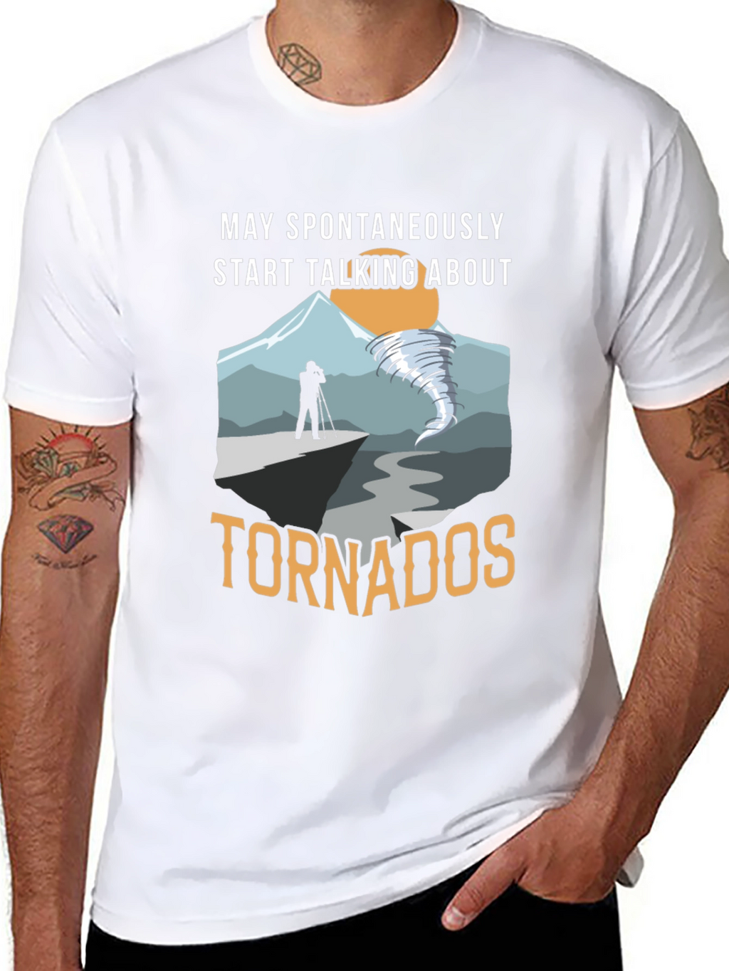 May Spontaneously Talk About Tornadoes T-Shirt