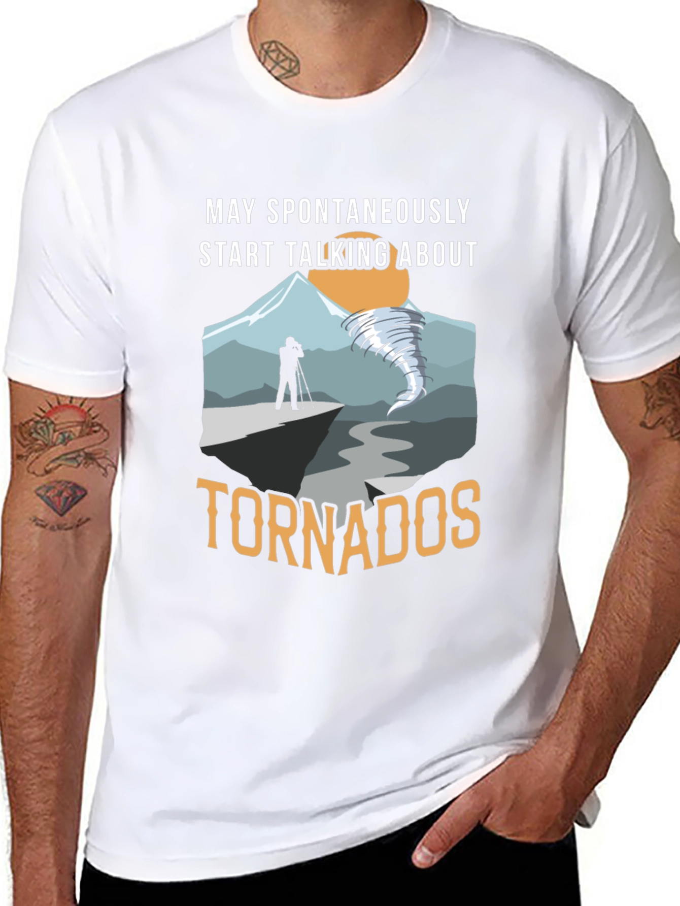 May Spontaneously Talk About Tornadoes T-Shirt
