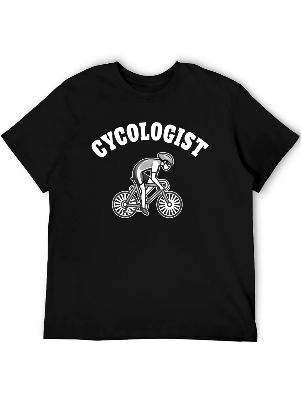 Cycologist Black Graphic T-Shirt