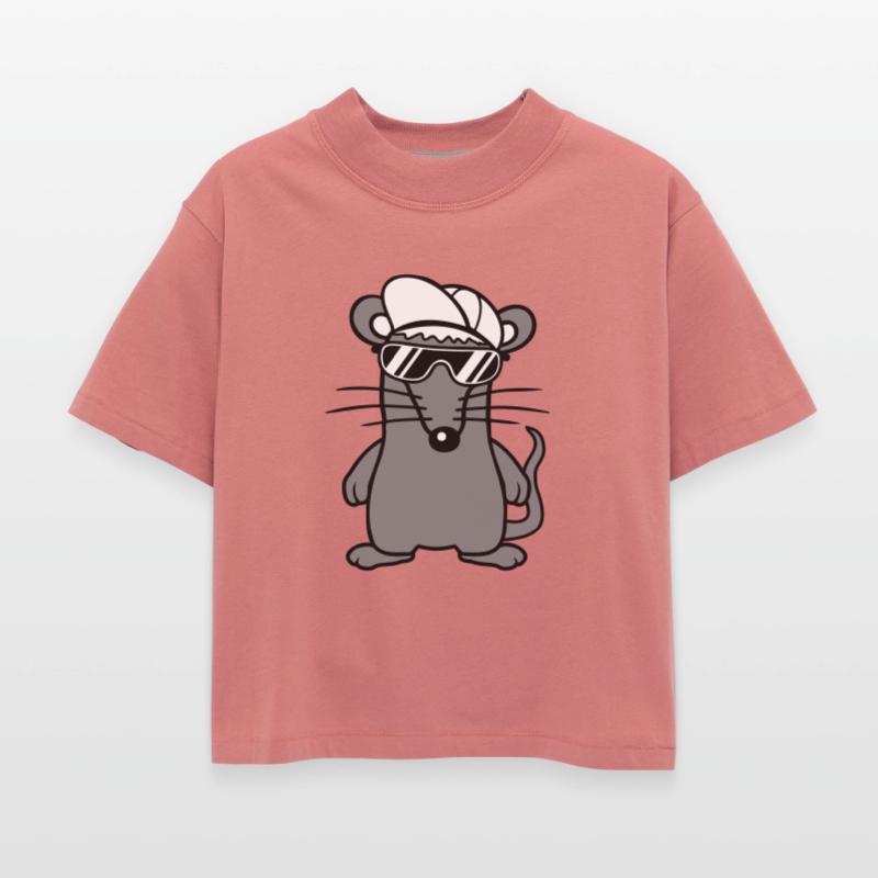 Mouse Sunglasses Cool Cappy Hat Teenager Comic Fun