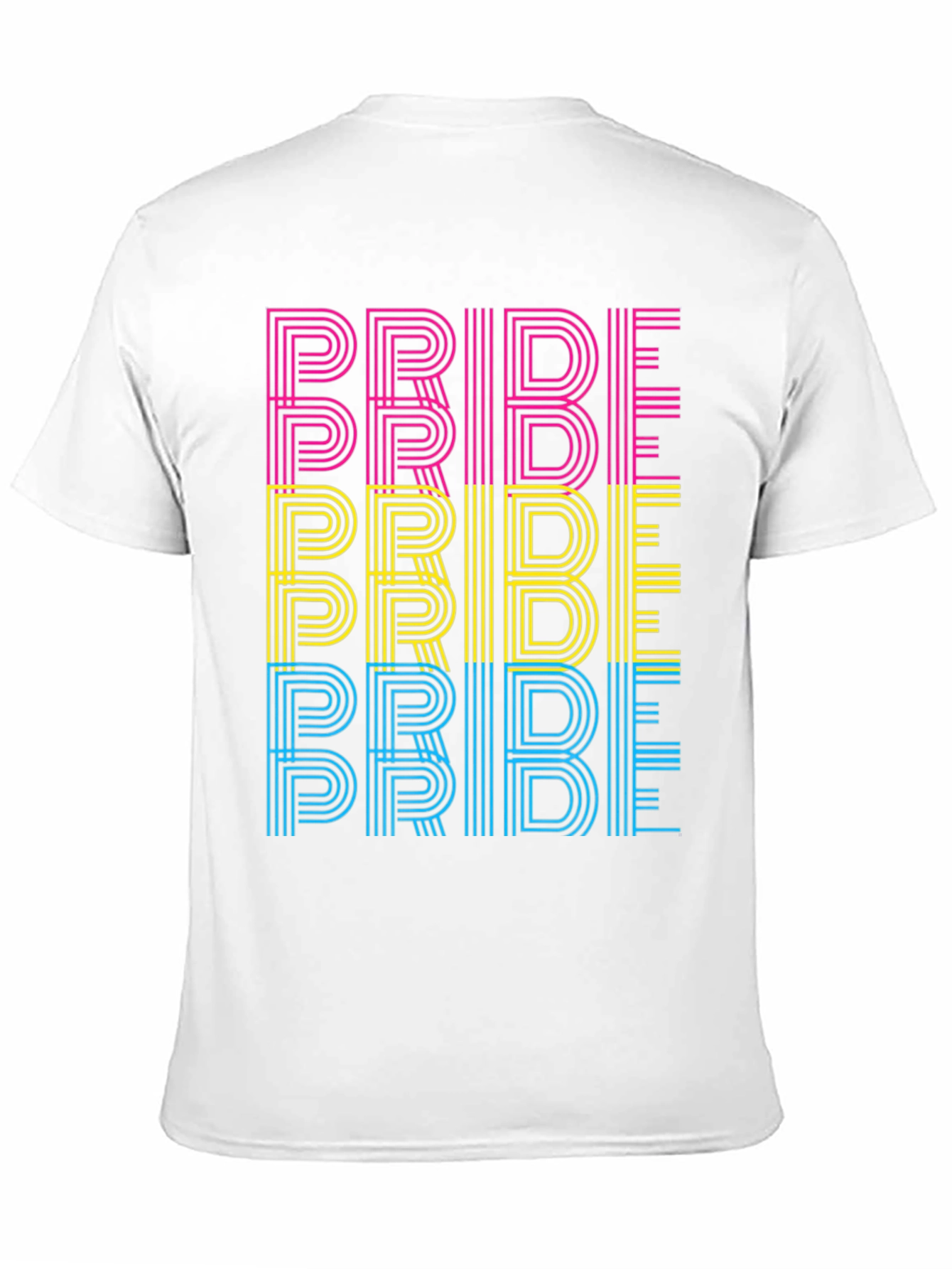 Pride Stacked Text Tee