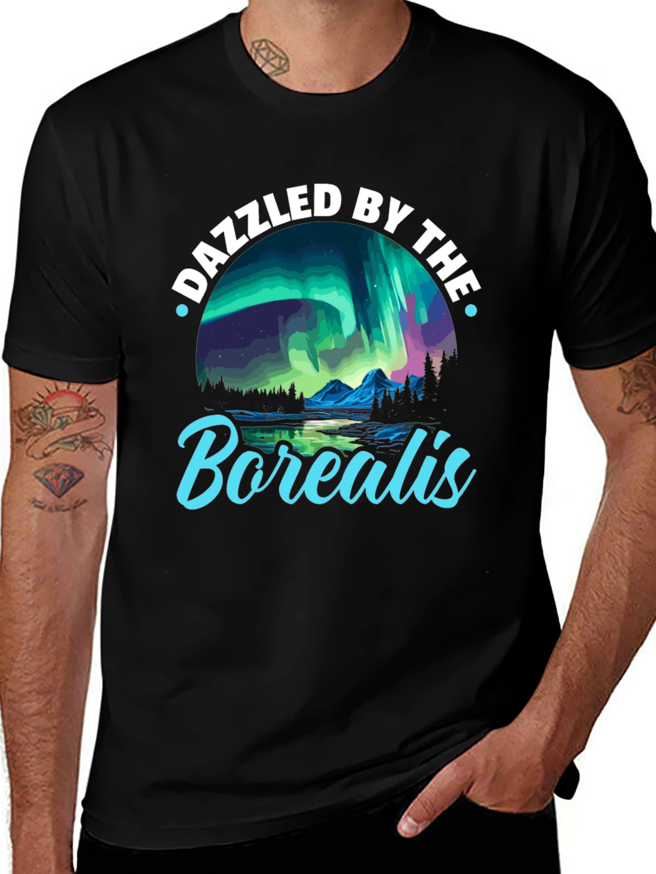 Dazzled by the Borealis Graphic Tee