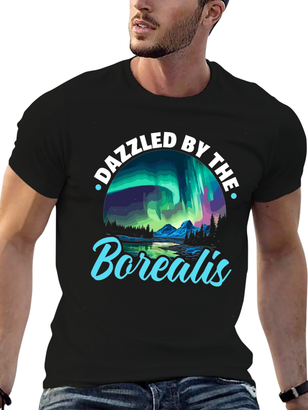 Dazzled by the Borealis Graphic Tee
