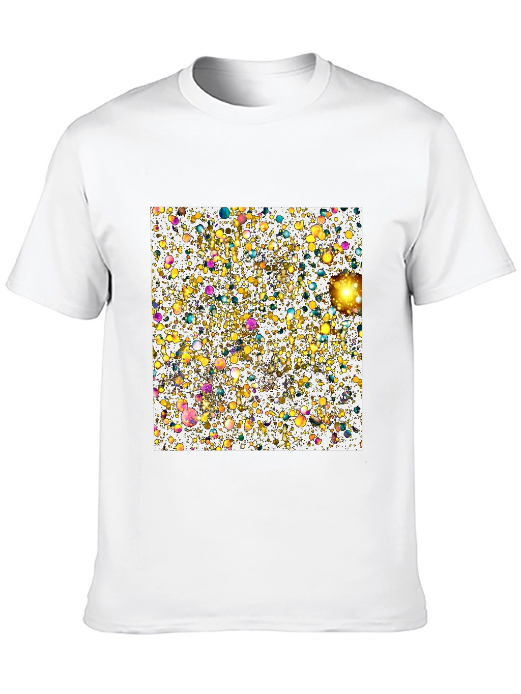 Abstract Bubbles Graphic Tee