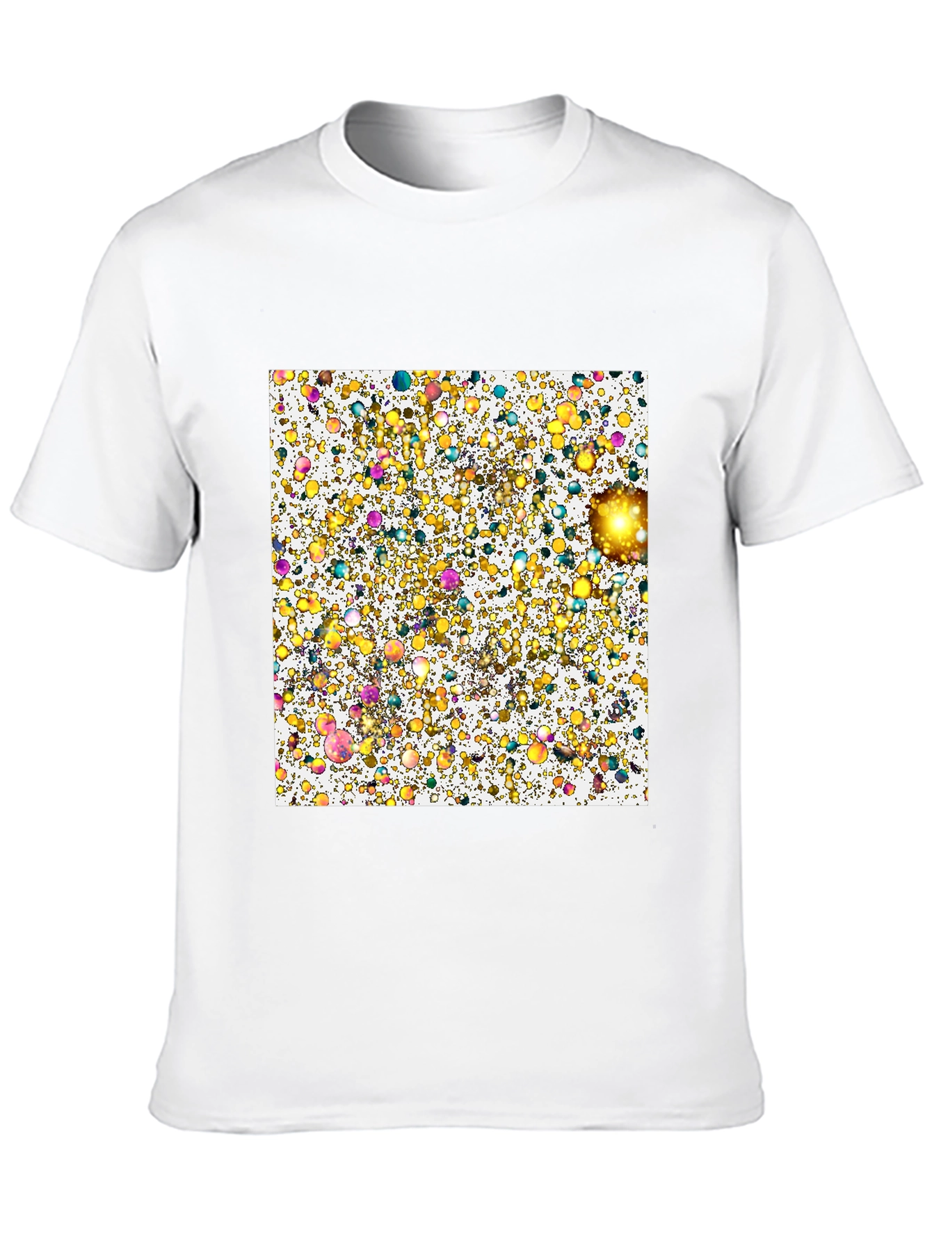 Abstract Bubbles Graphic Tee