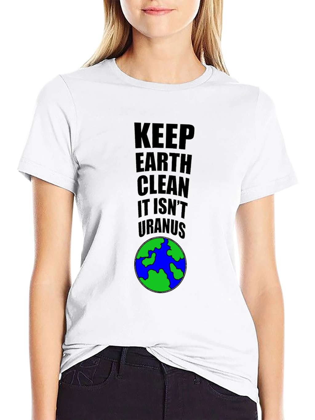 Keep Earth Clean T-Shirt - Planet Graphic Tee
