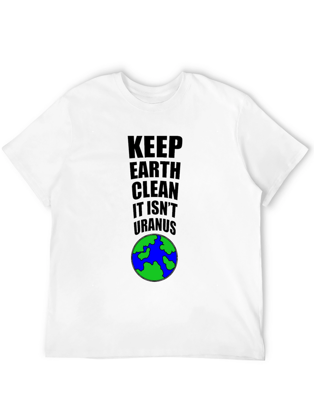 Keep Earth Clean T-Shirt - Planet Graphic Tee