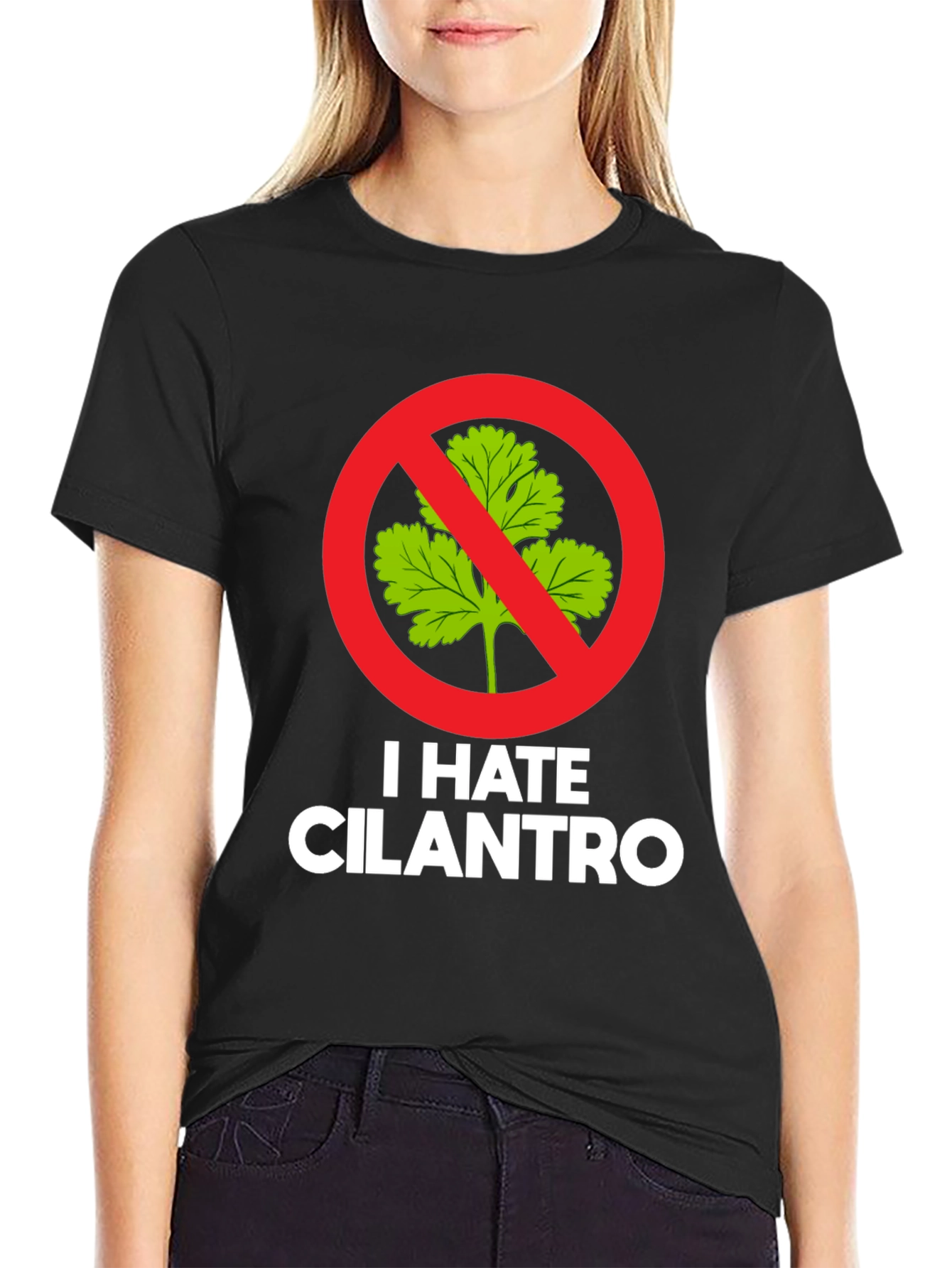 I Hate Cilantro T-Shirt - Funny Foodie Tee