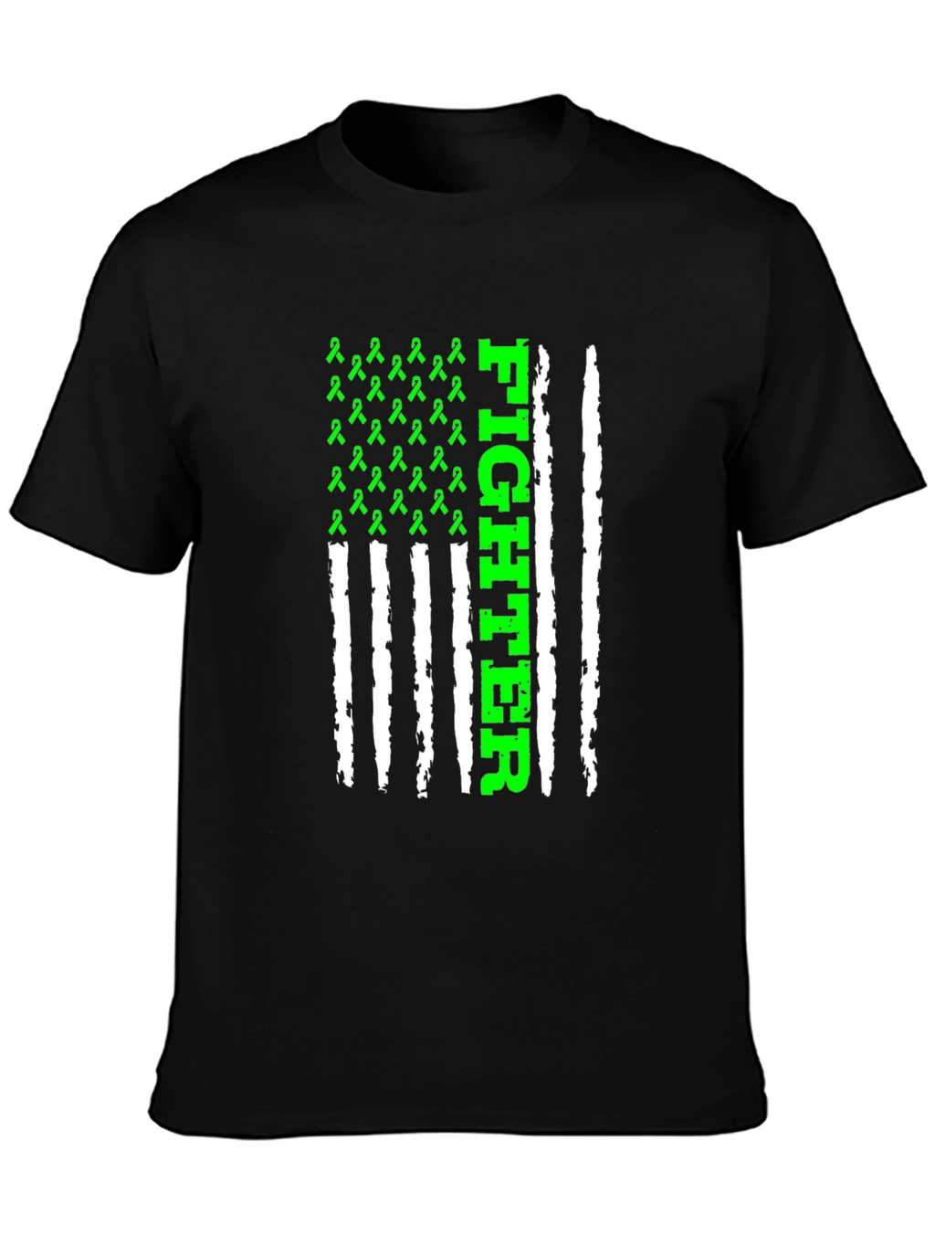 Fighter Awareness Ribbon Graphic T-Shirt